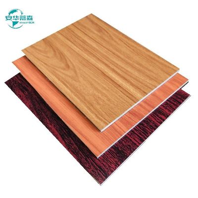 2 mm 3 mm Acp Folha de madeira acabamento de parede exterior revestimento resistente a intempéries