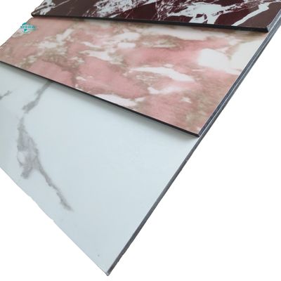 1220 mm Painel de mármore composto AV Certificado Acp revestimento exterior Ecologicamente amigável