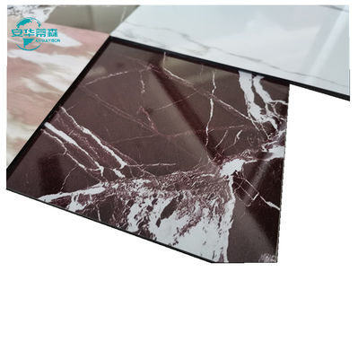 Revestimento PVDF Grão de mármore ACP Materiais de construção Superfície brilhante Acp Painel de teto